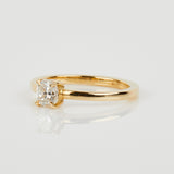 0.52ct Salt and Pepper Diamond Ring