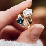 18ct yellow gold bespoke engagement rings