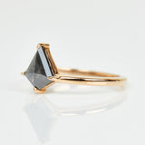 1.20ct Kite Salt and Pepper Diamond, Juno Setting
