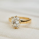 3ct Elongated Cushion Lab Grown Diamond Engagement Ring