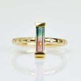 Coloured gemstone engagement rings