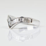 18ct white gold diamond wedding ring women