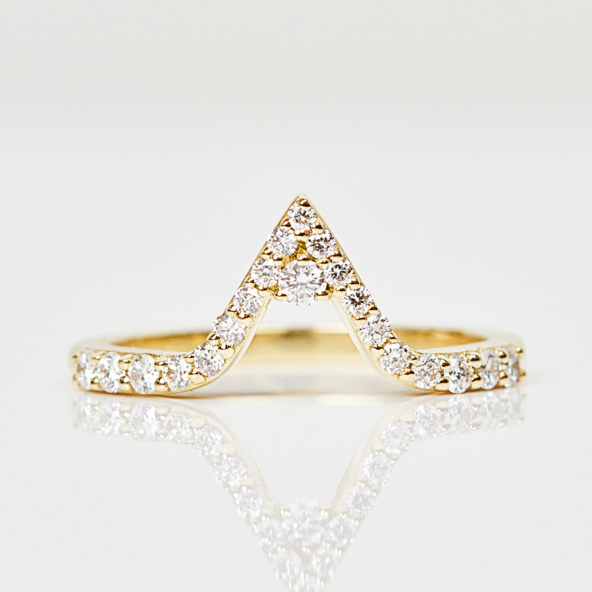 18ct yellow gold diamond wedding ring women