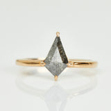 Kite Salt and Pepper Diamond Ring