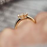 3ct Elongated Cushion Lab Grown Diamond Engagement Ring