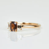 Coloured gemstone engagement rings