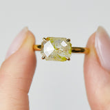 Coloured gemstone engagement rings