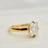3ct Elongated Cushion Lab Grown Diamond Engagement Ring