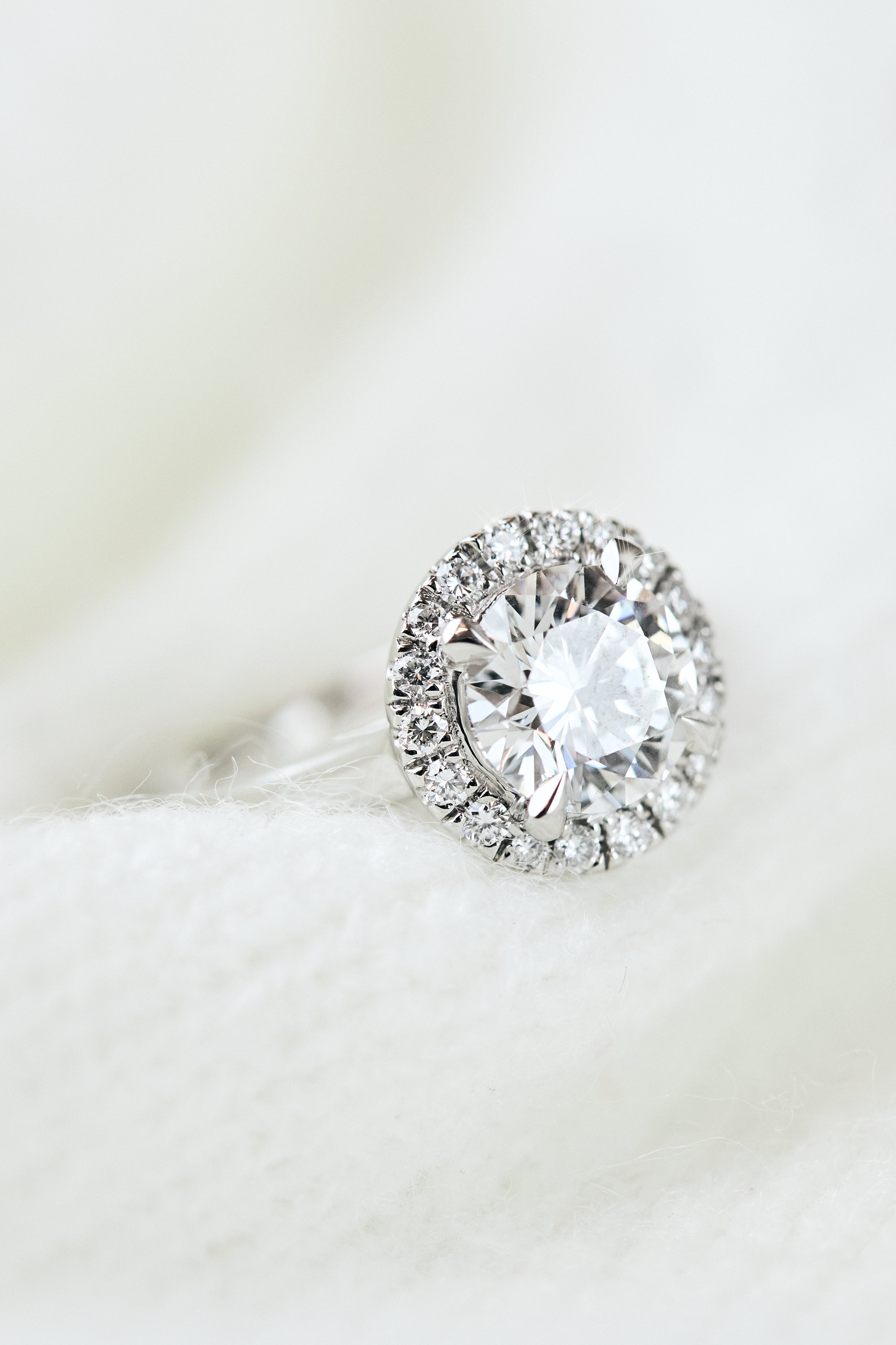 Round Brilliant Cut Lab-Grown Diamond Engagement Ring