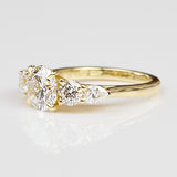 18ct Yellow Gold Round Lab Grown Diamond Engagement Ring