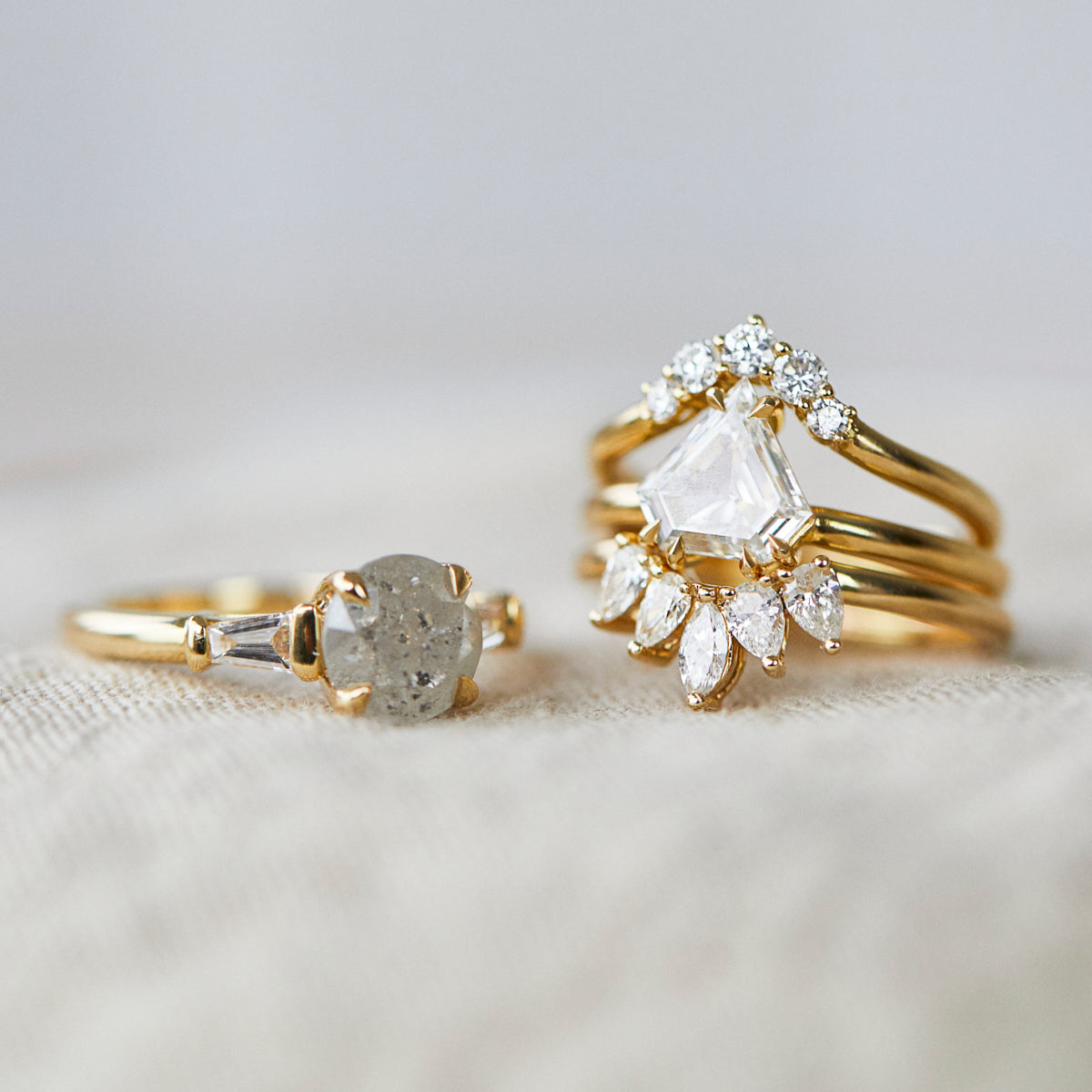 18ct yellow gold diamond wedding ring women