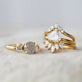 18ct yellow gold diamond wedding ring women