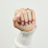 Princess Cut Salt and Pepper 18ct Yellow Gold Ring