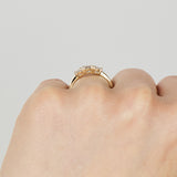 Round Brilliant Cut Salt and Pepper Diamond Engagement Ring