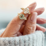 Lab-Grown Oval Diamond Yellow Gold Engagement Ring