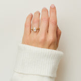 Pear Shape Lab Grown Diamond Engagement Ring, Juno Setting