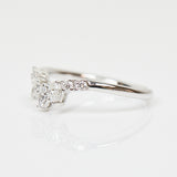 Platinum diamond wedding ring women