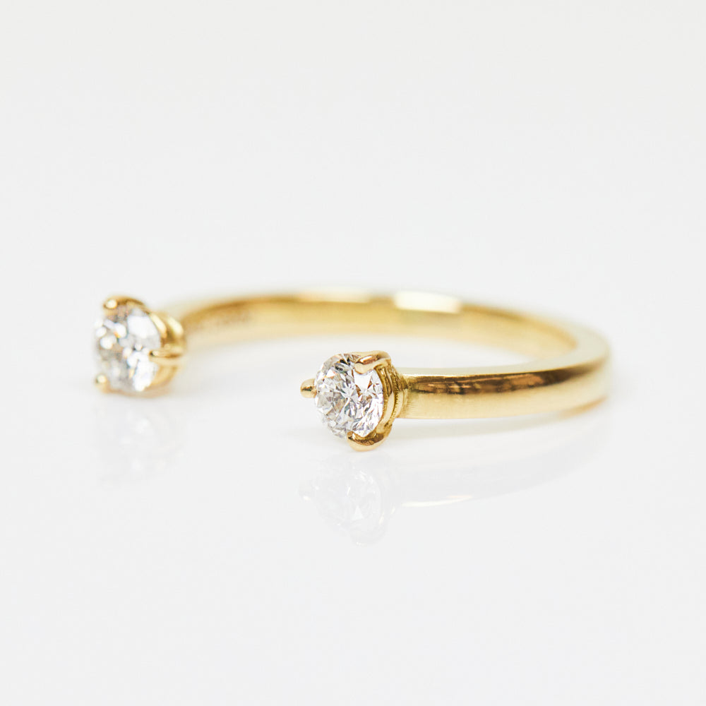 18ct yellow gold diamond wedding ring women