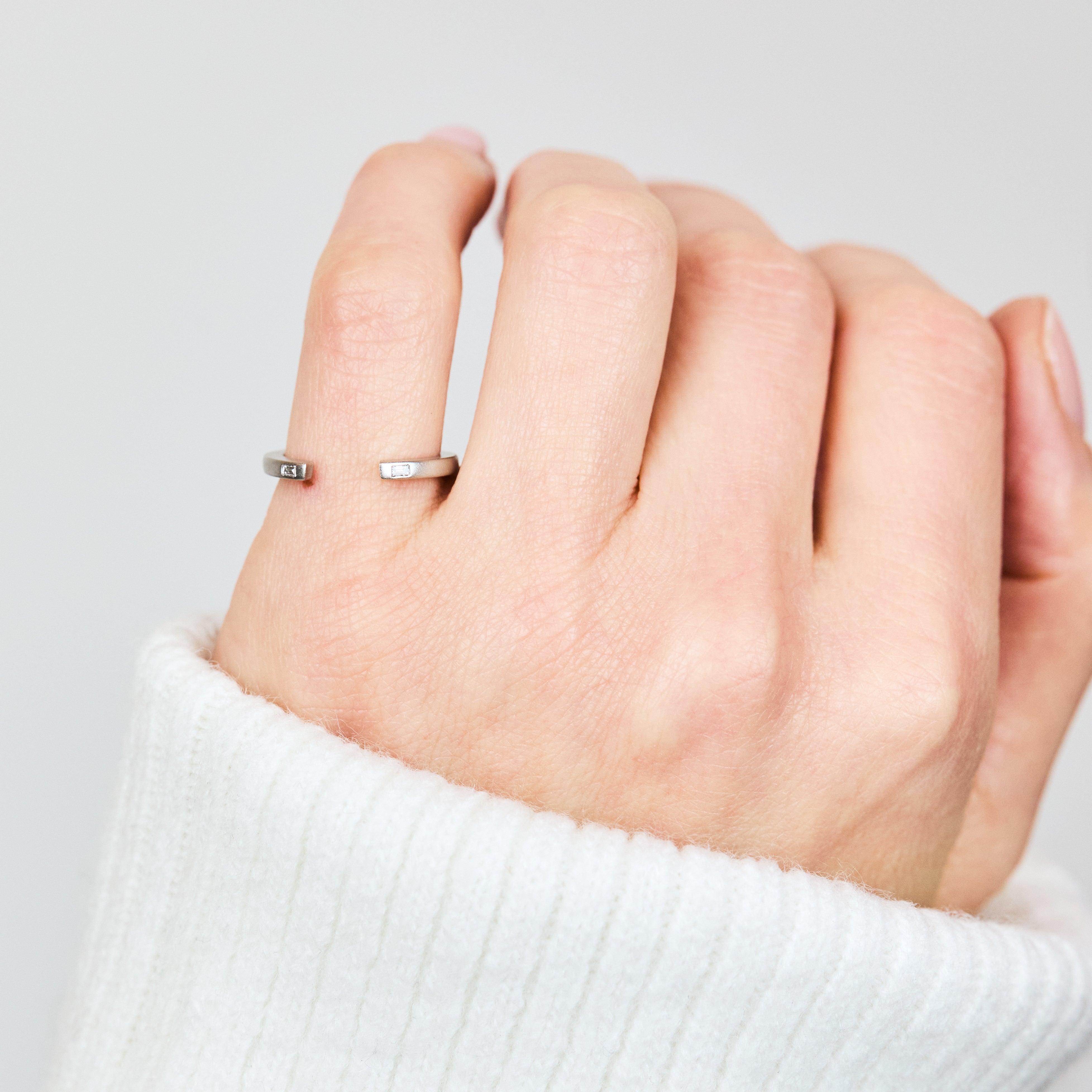 Platinum diamond wedding ring women