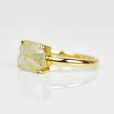 Coloured gemstone engagement rings