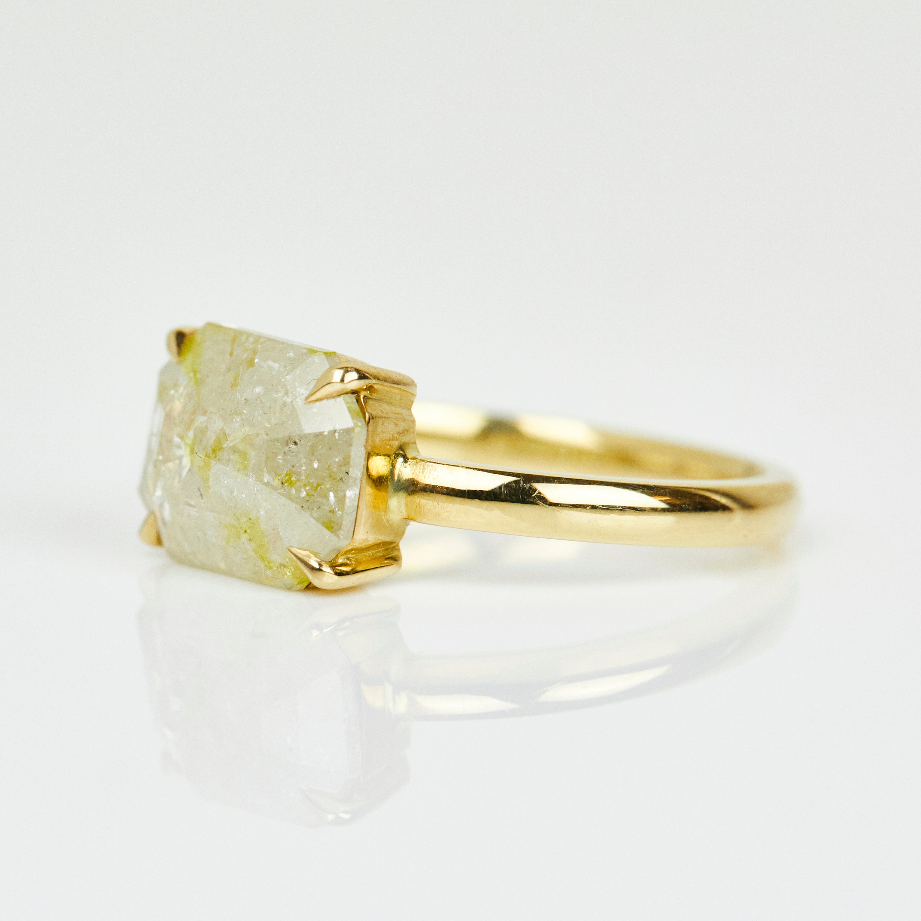 Coloured gemstone engagement rings