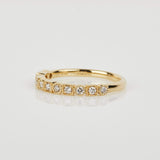 18ct yellow gold diamond wedding ring women