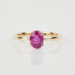 Coloured Gemstone Yellow Gold Ring