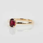 Coloured gemstone engagement rings