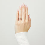 Princess Cut Salt and Pepper 18ct Yellow Gold Ring