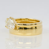 Heart & Pear Shape Natural Diamond Engagement Ring