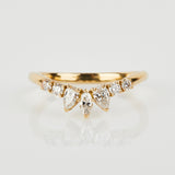 18ct yellow gold diamond wedding ring women