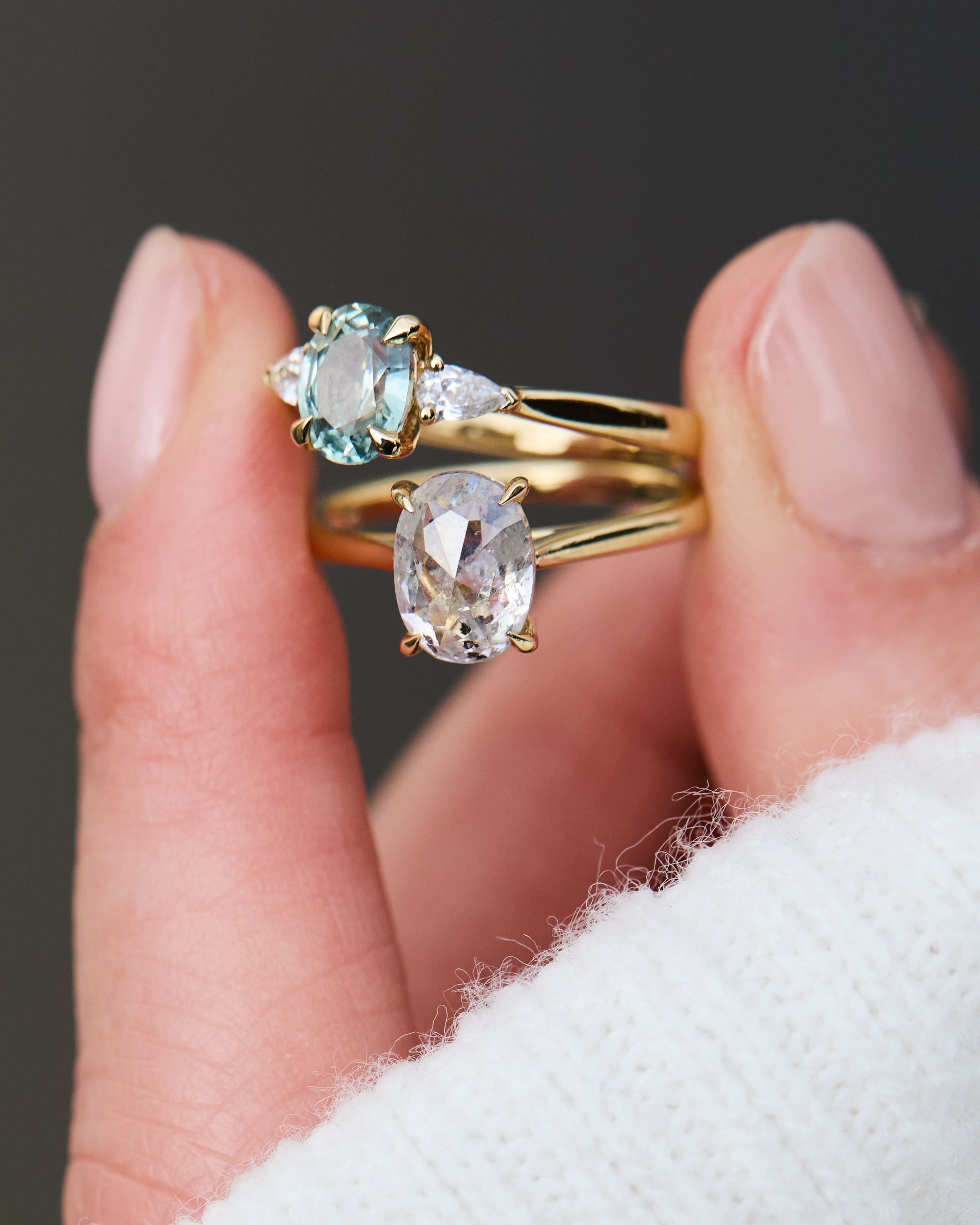 18ct yellow gold engagement rings from spj