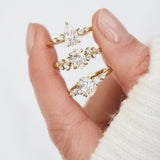 18ct yellow gold lab grown diamond engagement rings