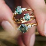 18ct yellow gold sapphire engagement rings from spj