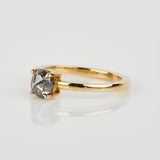 0.62ct Round Grey Diamond Juno Ring