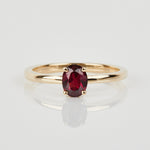 Coloured gemstone engagement rings