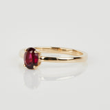 Coloured gemstone engagement rings