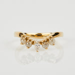 18ct yellow gold diamond wedding ring women