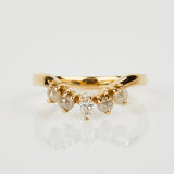 18ct yellow gold diamond wedding ring women