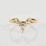 18ct yellow gold diamond wedding ring women
