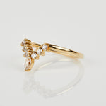 18ct yellow gold diamond wedding ring women