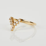 18ct yellow gold diamond wedding ring women