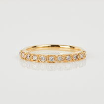 18ct yellow gold diamond wedding ring women