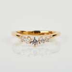 18ct yellow gold diamond wedding ring women