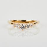 18ct yellow gold diamond wedding ring women
