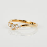 18ct yellow gold diamond wedding ring women