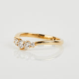 18ct yellow gold diamond wedding ring women