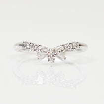 Platinum diamond wedding ring women