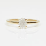 0.40ct Oval Icy White Diamond Juno Ring
