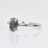 0.90ct Oval Shape Diamond Engagement Ring, Juno Setting